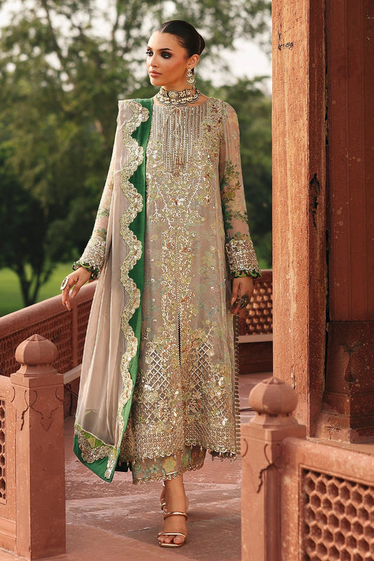 Charizma | Vasal Chiffon 25 | VSL25 - 23 D - is Beige dress from Charizma - Ladies Clothes - Maria Faisal