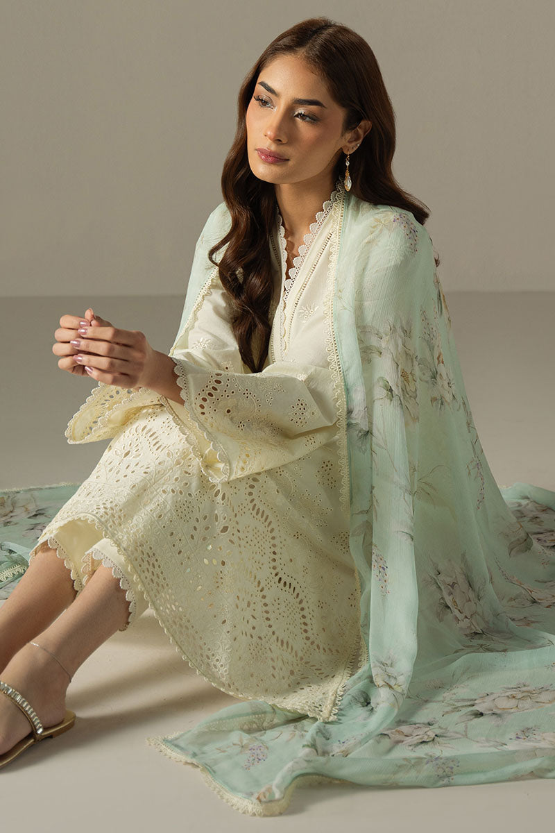 Cross Stitch | Chikankari Lawn 25 | FLORAL MELODY - Ladies Clothes 