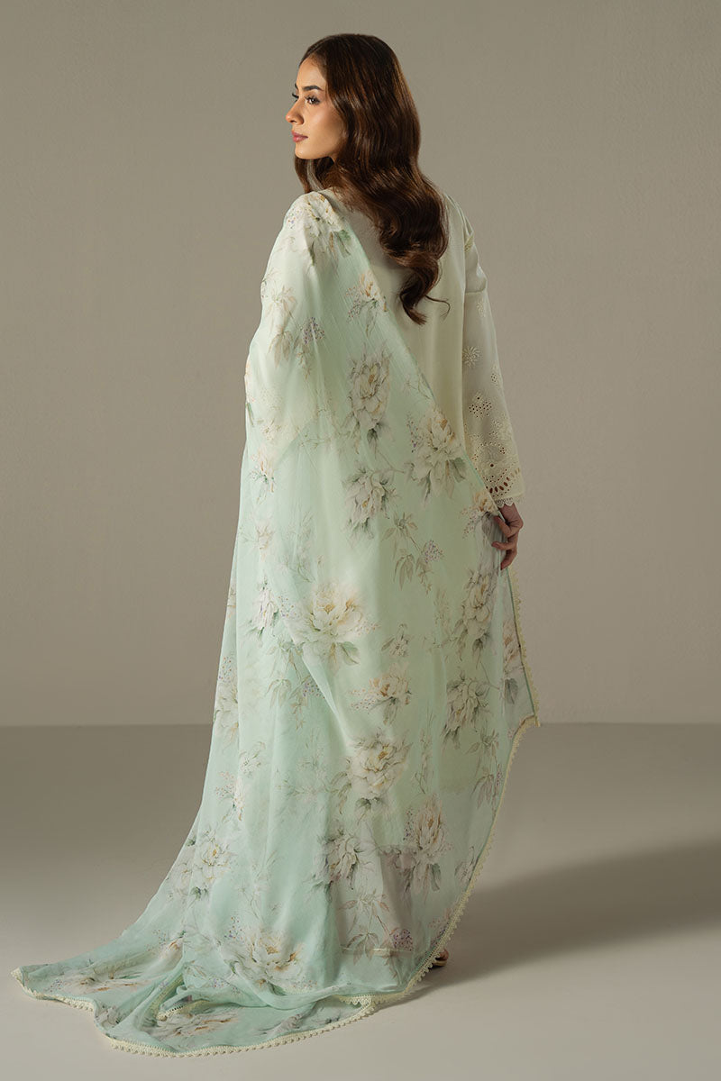 Cross Stitch | Chikankari Lawn 25 | FLORAL MELODY - Ladies Clothes 