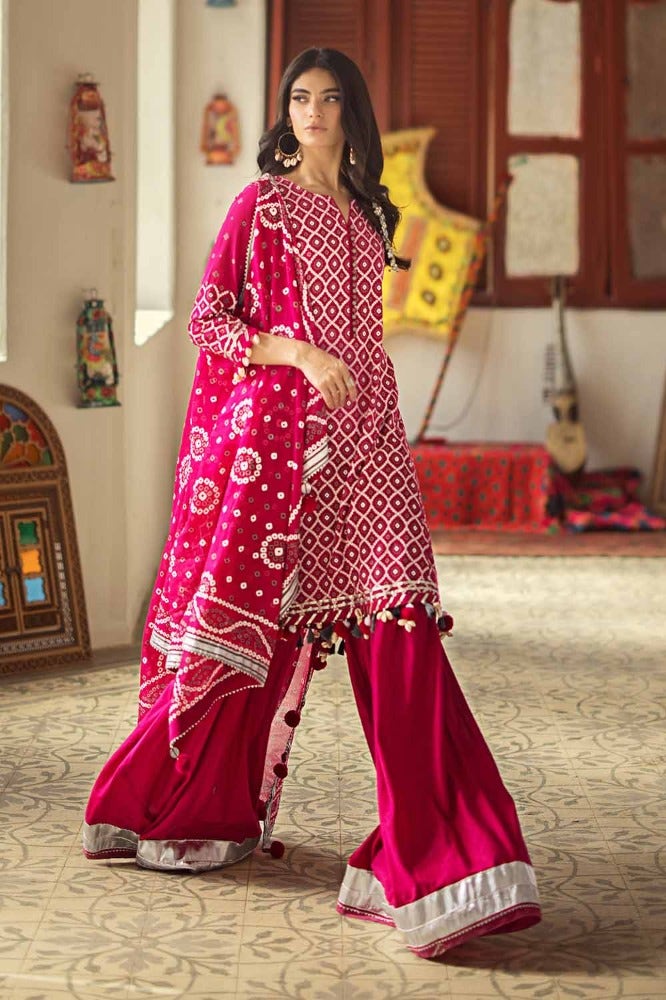 Gul Ahmed | Chunri Collection | CL-42008 B - Maria Faisal