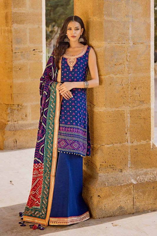 Gul Ahmed | Chunri Collection | LE-42034 - Maria Faisal