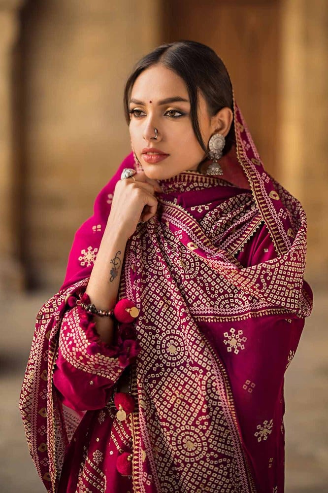 Gul Ahmed | Chunri Collection | BM-42005 - Maria Faisal