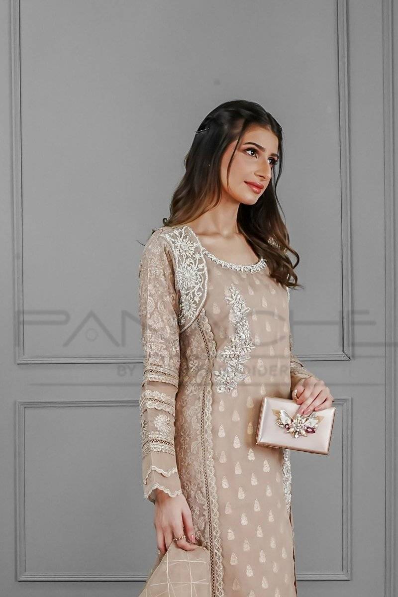 Panache | Pret | Classy Rosette Couture by Maria Faisal - Registered Vendor of : Panache By Mona - type : Ladies Clothes - 100% original wedding dresses