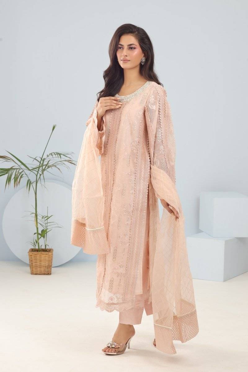 Panache | Pret | Coral Bliss by Maria Faisal - Registered Vendor of : Panache By Mona - type : Ladies Clothes - 100% original wedding dresses