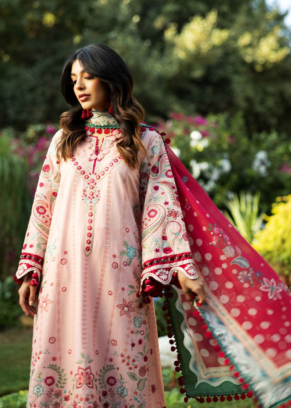 Sadaf Fawad Khan | Siraa Lawn 25 | PAISLEY GARDEN - B by Maria Faisal - Registered Vendor of : Sadaf Fawad Khan - type : Ladies Clothes - 100% original wedding dresses