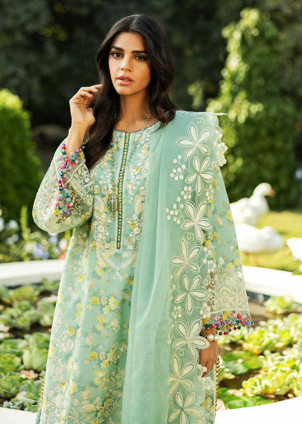 Sadaf Fawad Khan | Siraa Lawn 25 | BLOOM - B by Maria Faisal - Registered Vendor of : Sadaf Fawad Khan - type : Ladies Clothes - 100% original wedding dresses