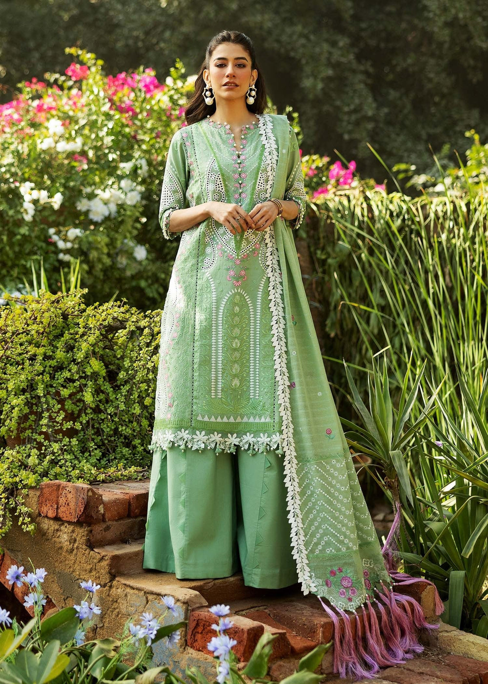 Sadaf Fawad Khan | Siraa Lawn 25 | FRENCH HEARTS - A by Maria Faisal - Registered Vendor of : Sadaf Fawad Khan - type : Ladies Clothes - 100% original wedding dresses