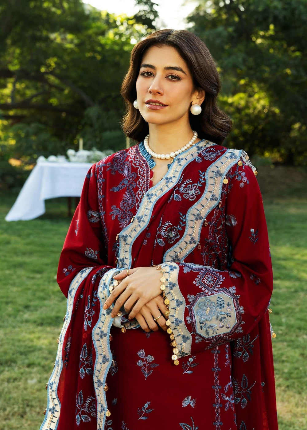Sadaf Fawad Khan | Siraa Lawn 25 | KOI - A by Maria Faisal - Registered Vendor of : Sadaf Fawad Khan - type : Ladies Clothes - 100% original wedding dresses