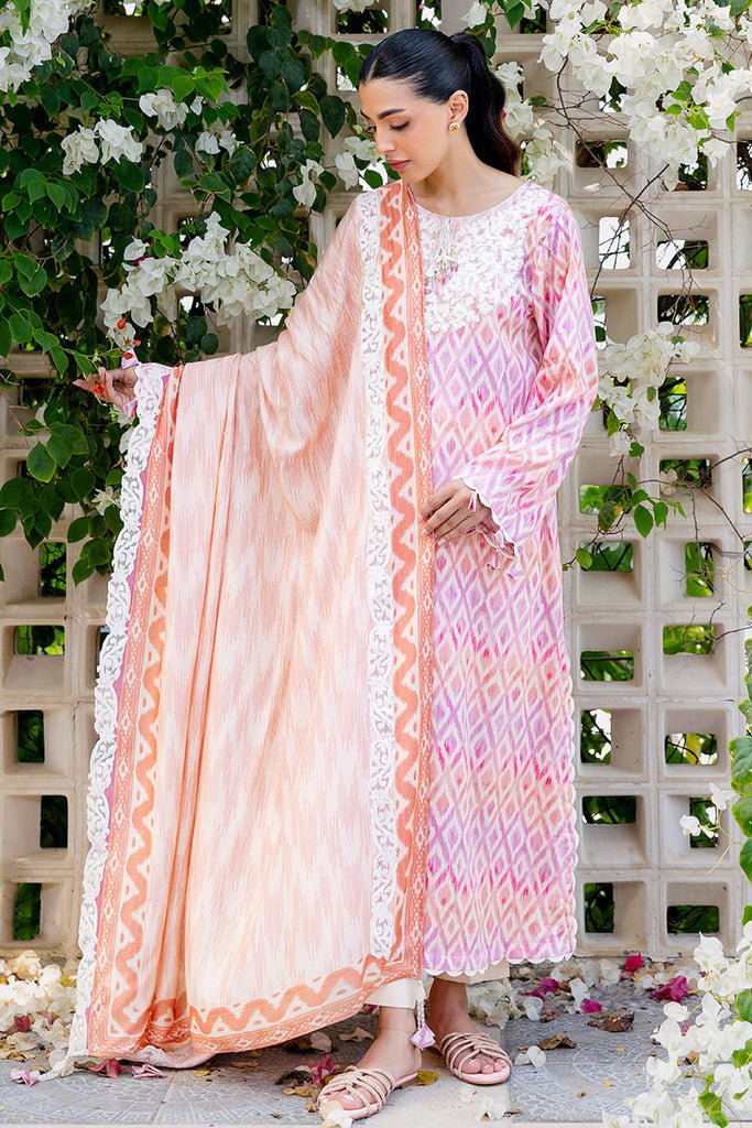 Cross Stitch | Cotton Satin 25 | RADIANT CHARM - is Multi dress from Cross Stitch - Ladies Clothes - Maria Faisal