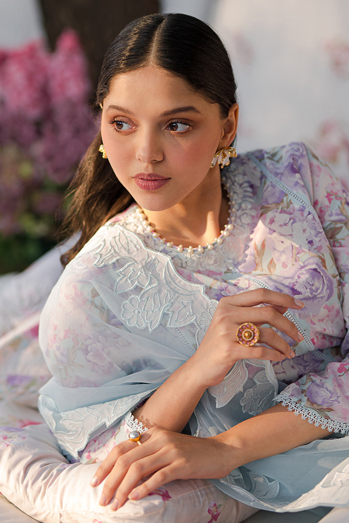 Cross Stitch | Eid Lawn 24 | TENDER BREEZE - Maria Faisal
