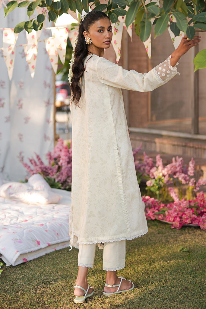 Cross Stitch | Eid Lawn 24 | WHISPERING WHITE - Maria Faisal