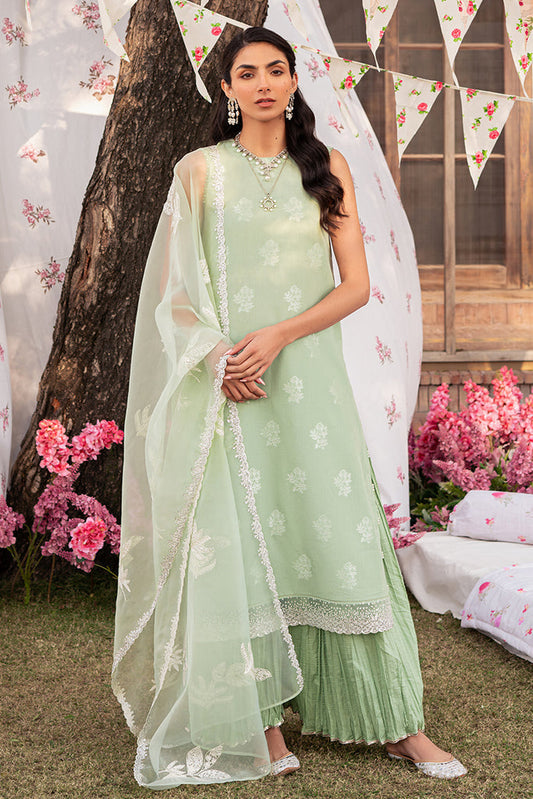 Cross Stitch | Eid Lawn 24 | CELADON SPRUCE - Maria Faisal