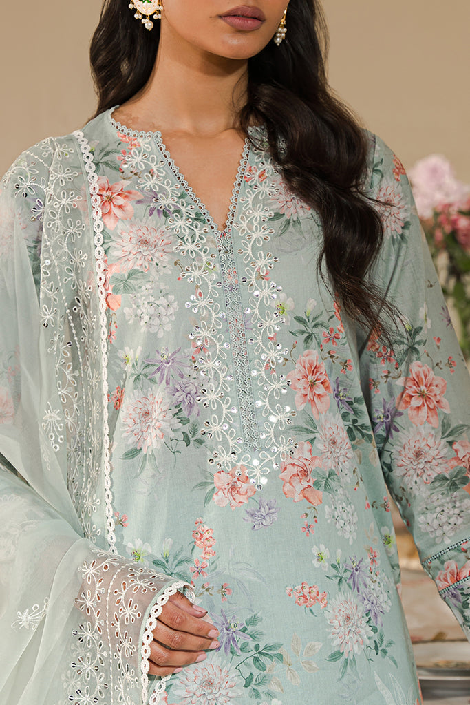 Cross Stitch | Eid Lawn 24 | PEARL FLORAL - Maria Faisal