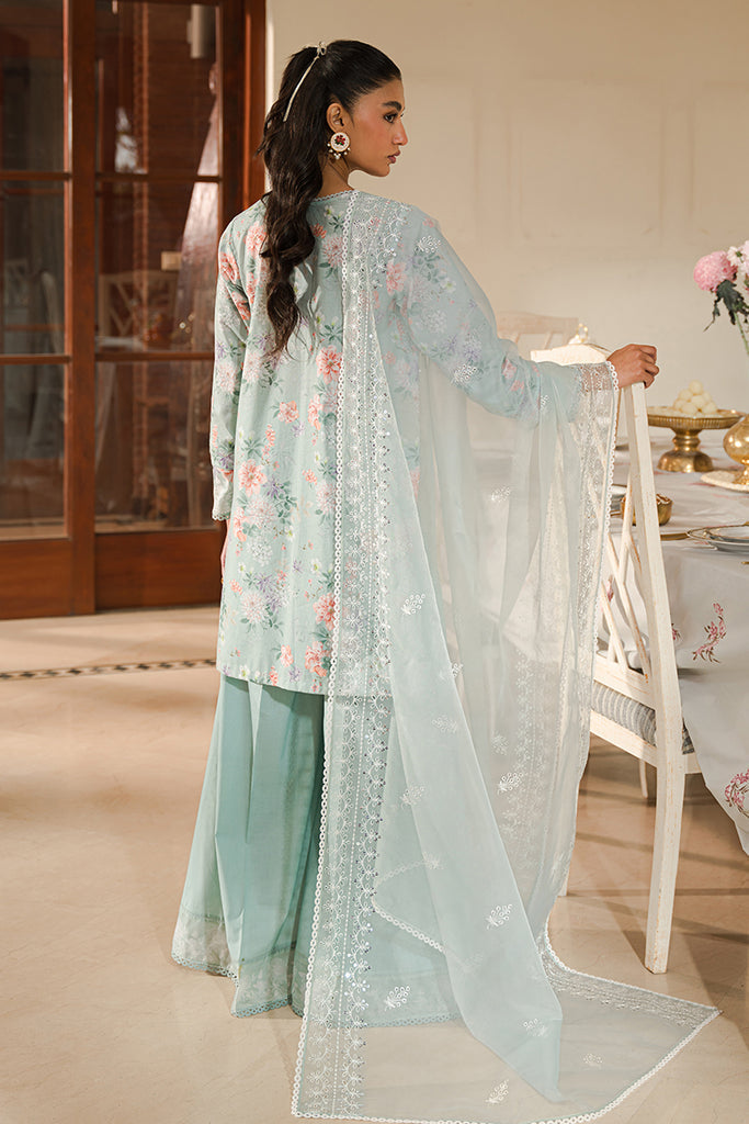 Cross Stitch | Eid Lawn 24 | PEARL FLORAL - Maria Faisal