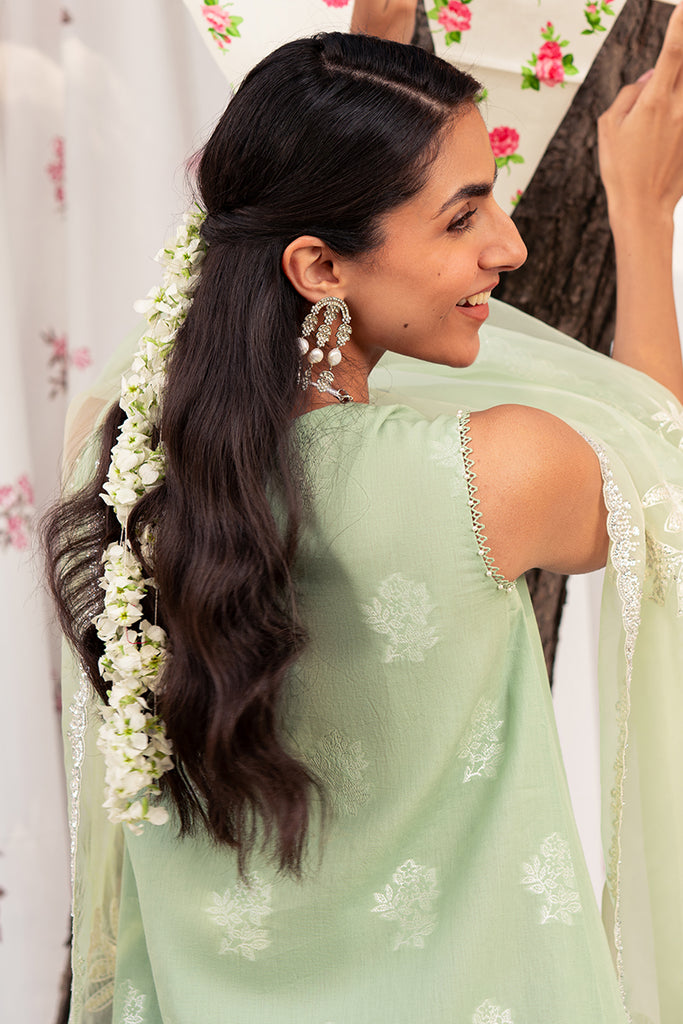 Cross Stitch | Eid Lawn 24 | CELADON SPRUCE - Maria Faisal