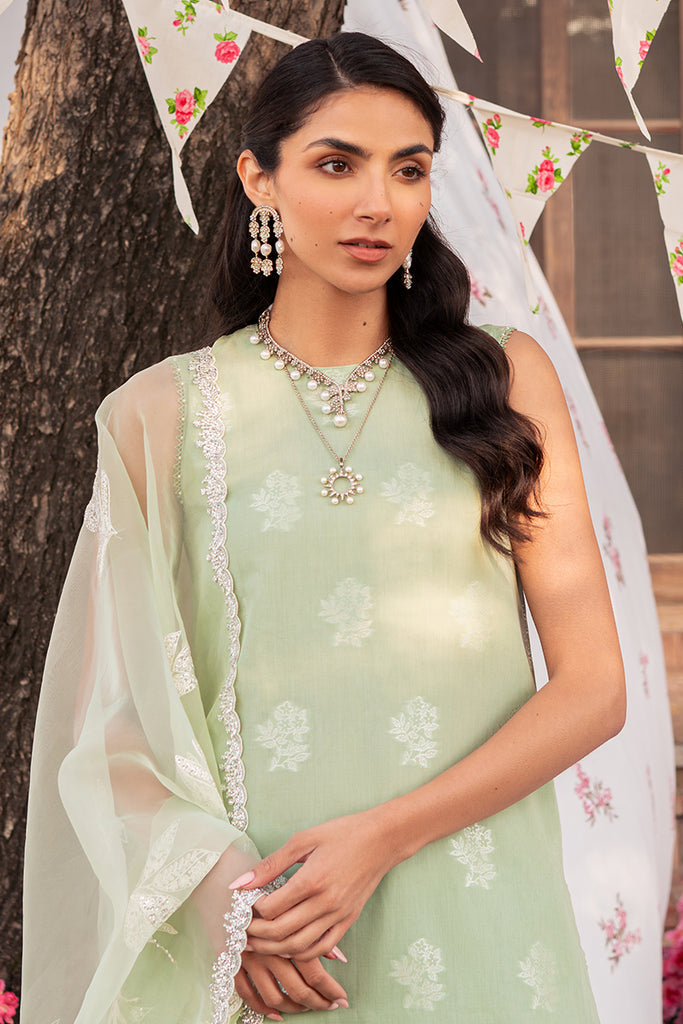 Cross Stitch | Eid Lawn 24 | CELADON SPRUCE - Maria Faisal