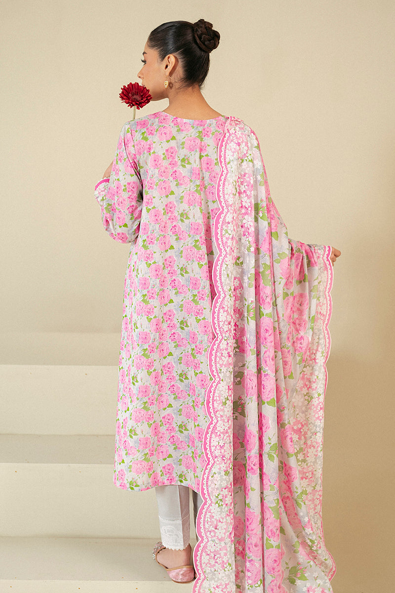Cross Stitch | Daily Lawn 24 | FLORAL WIND-3 PIECE LAWN SUIT - Ladies Clothes - Maria Faisal