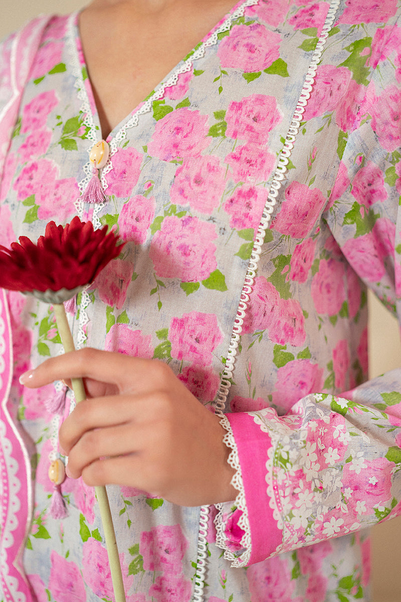 Cross Stitch | Daily Lawn 24 | FLORAL WIND-3 PIECE LAWN SUIT - Ladies Clothes - Maria Faisal