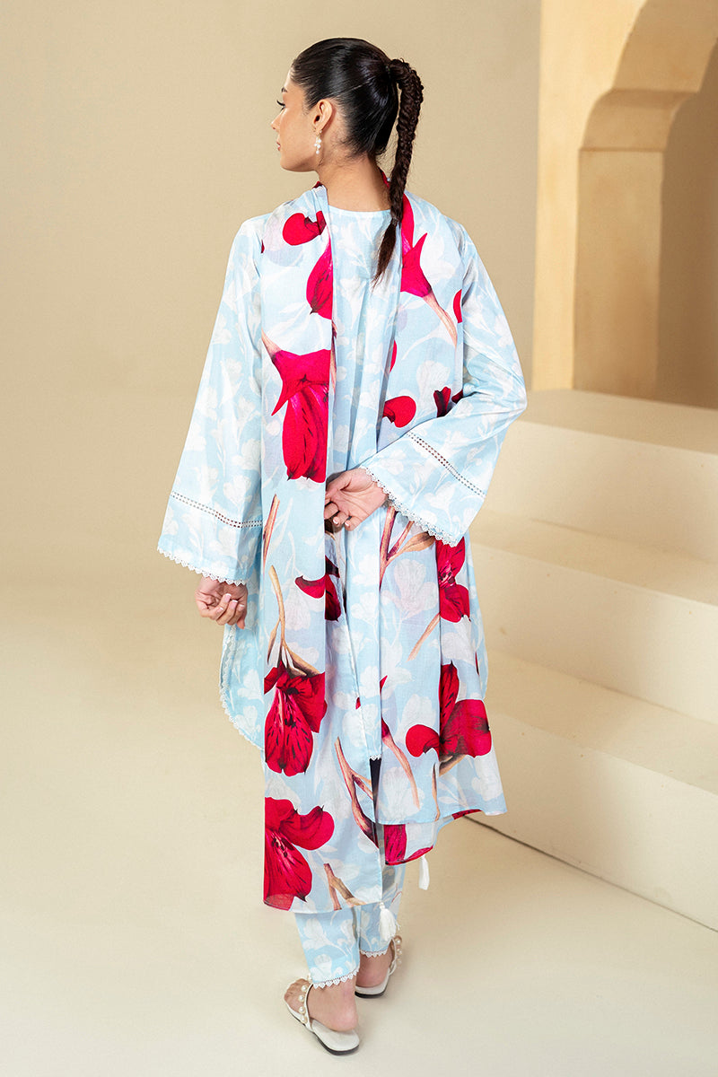 Cross Stitch | Daily Lawn 24 | TULIP GLAM-3 PIECE LAWN SUIT - Ladies Clothes - Maria Faisal