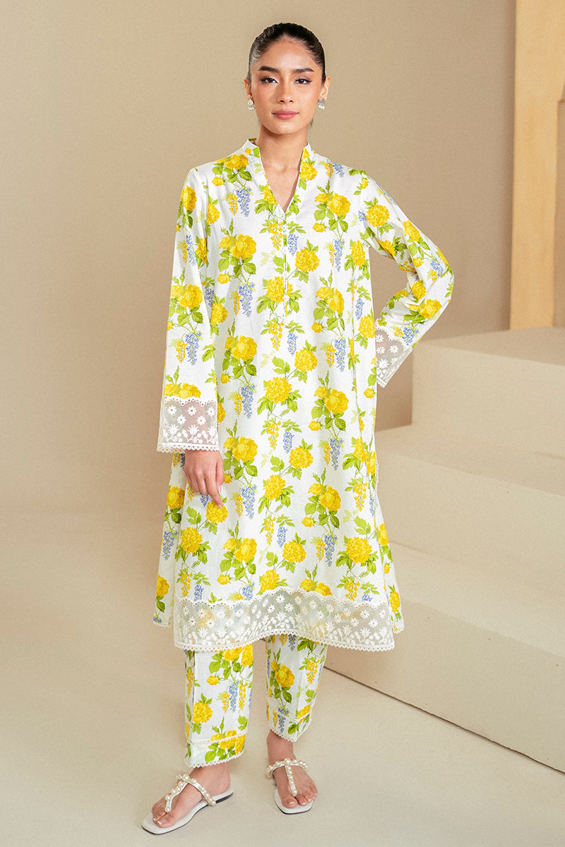 Cross Stitch | Daily Lawn 24 | SOFT HYDRANGEA-2 PIECE LAWN SUIT - Ladies Clothes - Maria Faisal