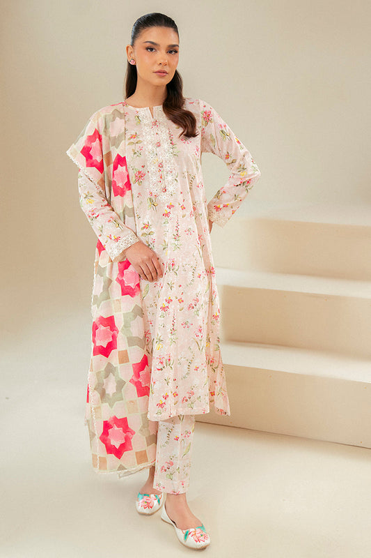 Cross Stitch | Daily Lawn 24 | CRYSTAL AURA-3 PIECE LAWN SUIT - Ladies Clothes - Maria Faisal