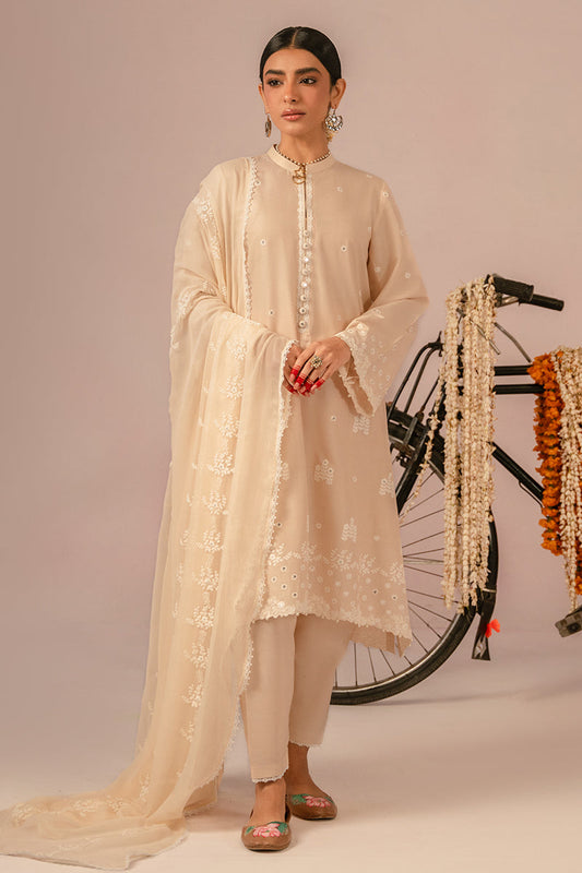 Cross Stitch | Mahiri Embroidered Collection 24 | BLUSH PINK - Ladies Clothes - Maria Faisal
