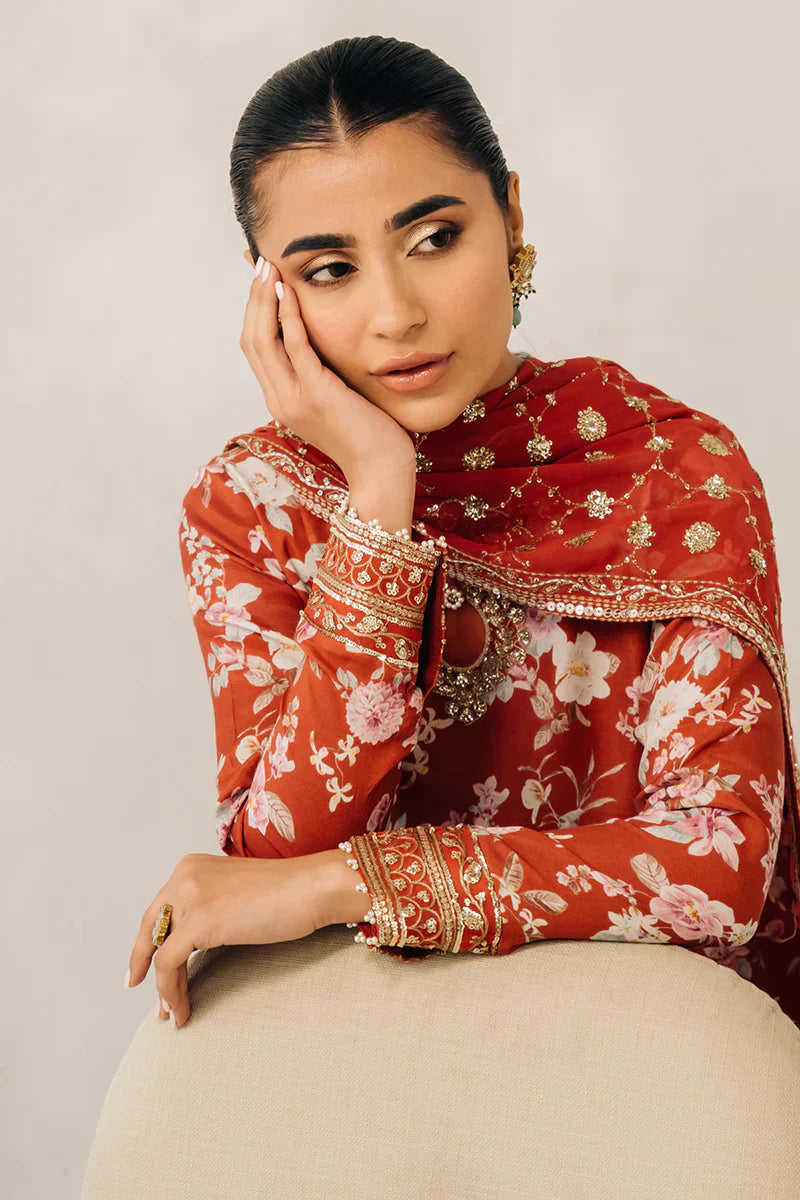 Cross Stitch | Luxe Atelier 24 | Crimson Glow - Ladies Clothes - Maria Faisal