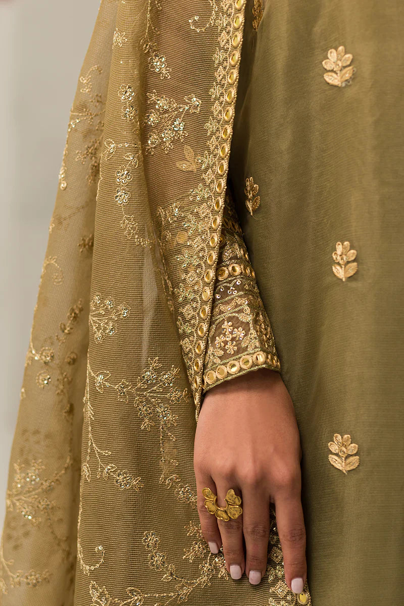 Cross Stitch | Luxe Atelier 24 | Olive Gleam - Ladies Clothes - Maria Faisal