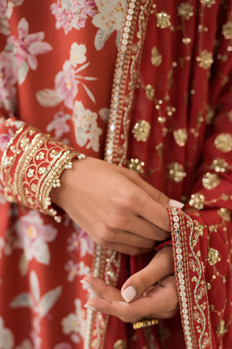 Cross Stitch | Luxe Atelier 24 | Crimson Glow - Ladies Clothes - Maria Faisal
