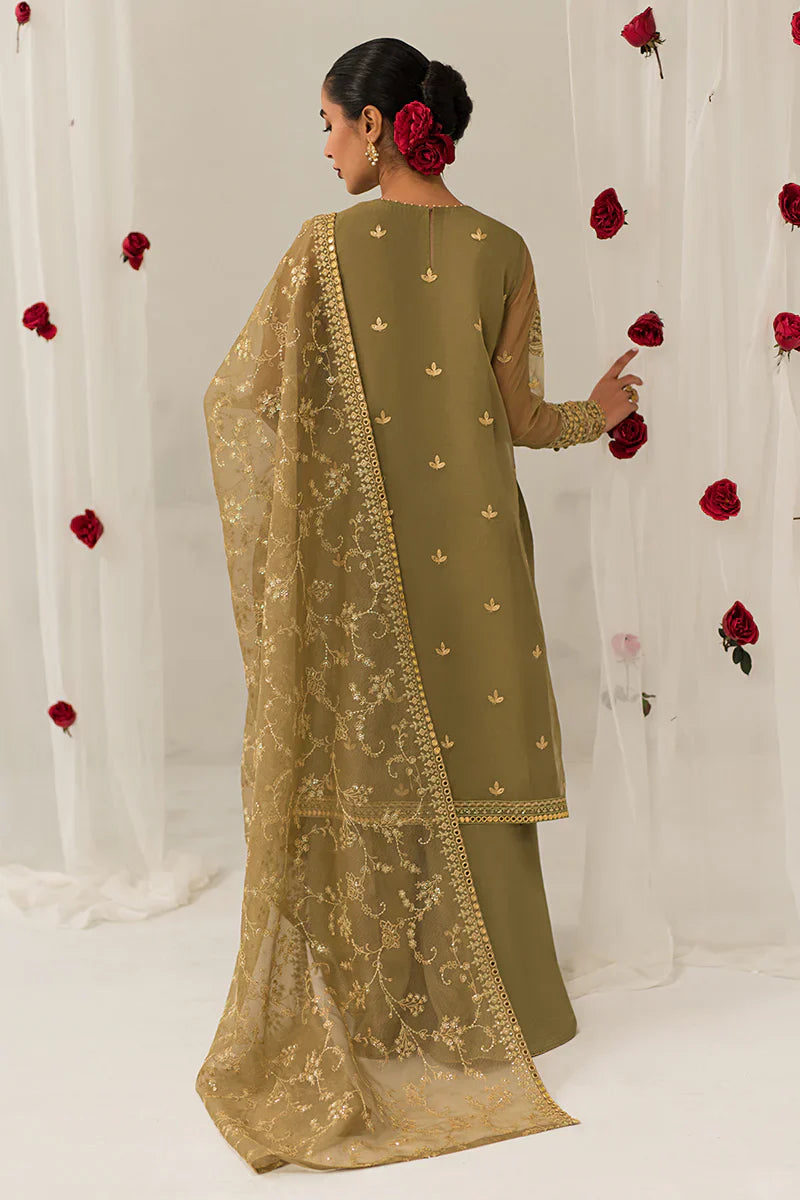 Cross Stitch | Luxe Atelier 24 | Olive Gleam - Ladies Clothes - Maria Faisal