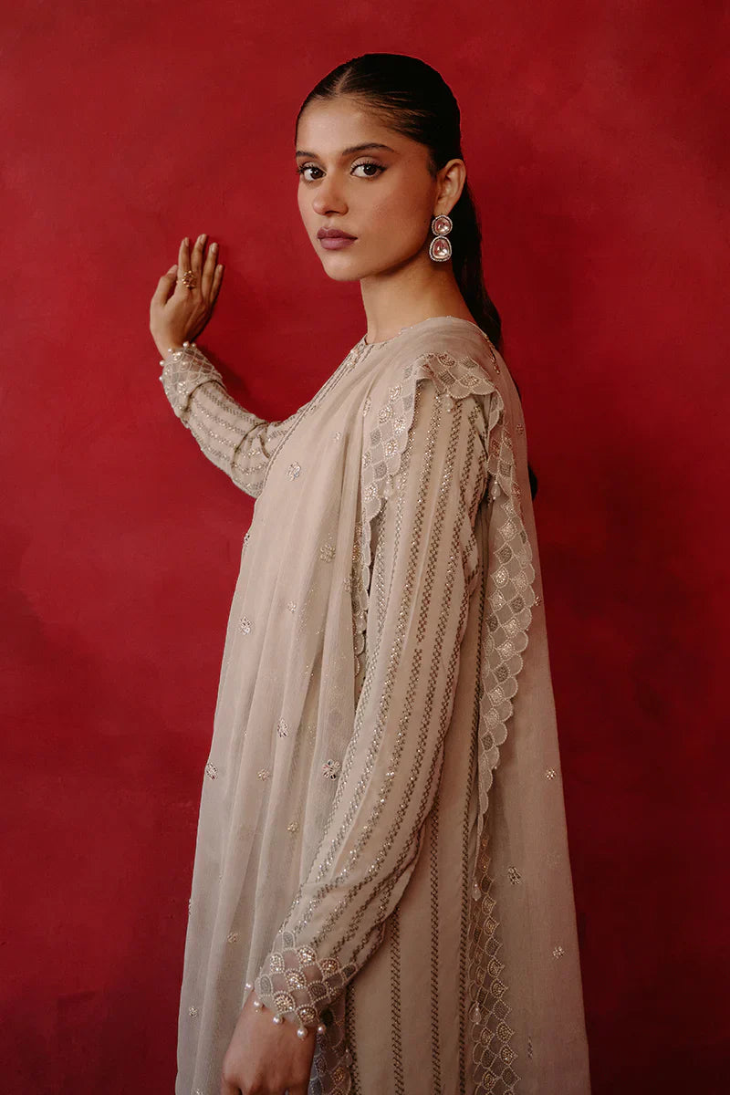 Cross Stitch | Luxe Atelier 24 | Primrose Ash - Ladies Clothes - Maria Faisal
