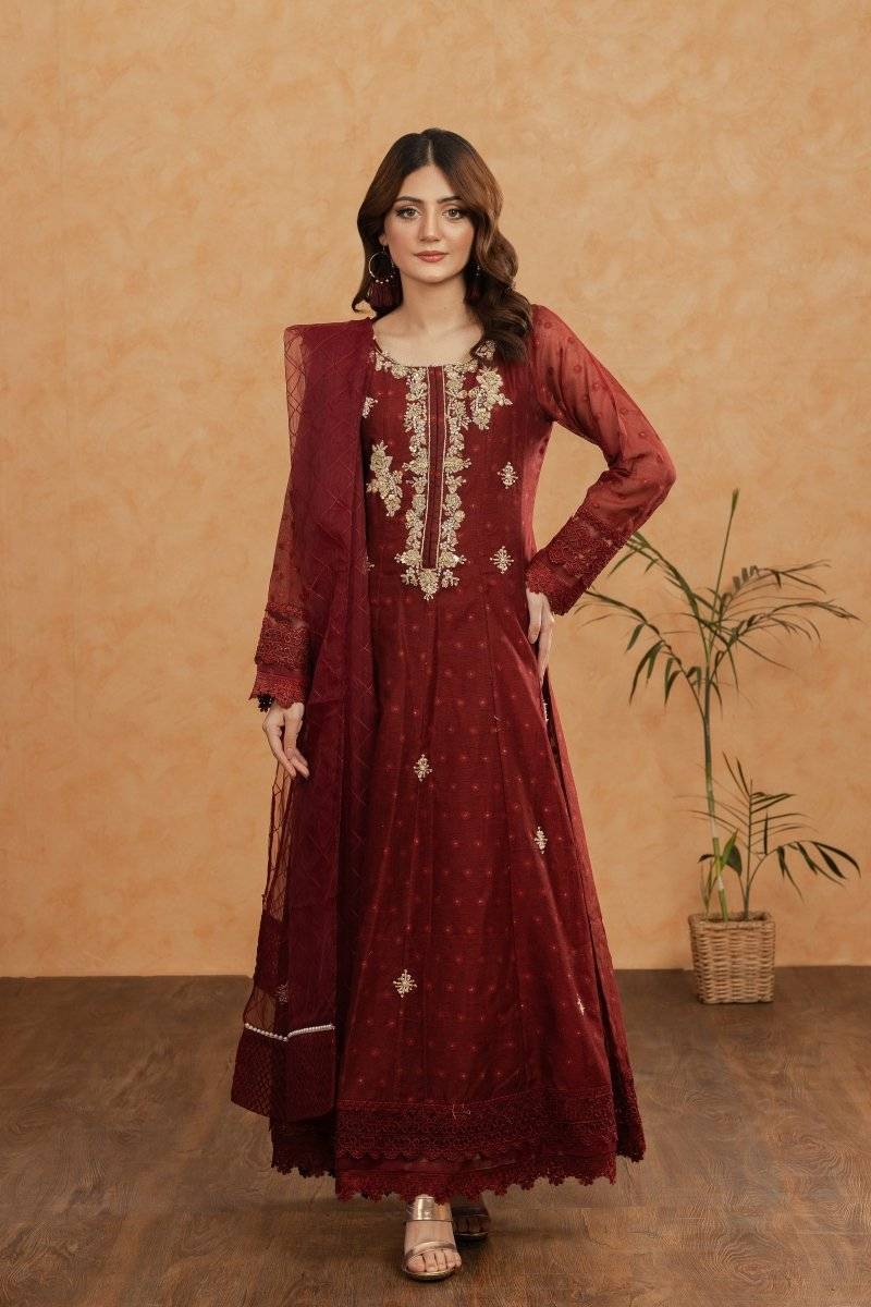 Panache | Pret | Crown by Maria Faisal - Registered Vendor of : Panache By Mona - type : Ladies Clothes - 100% original wedding dresses