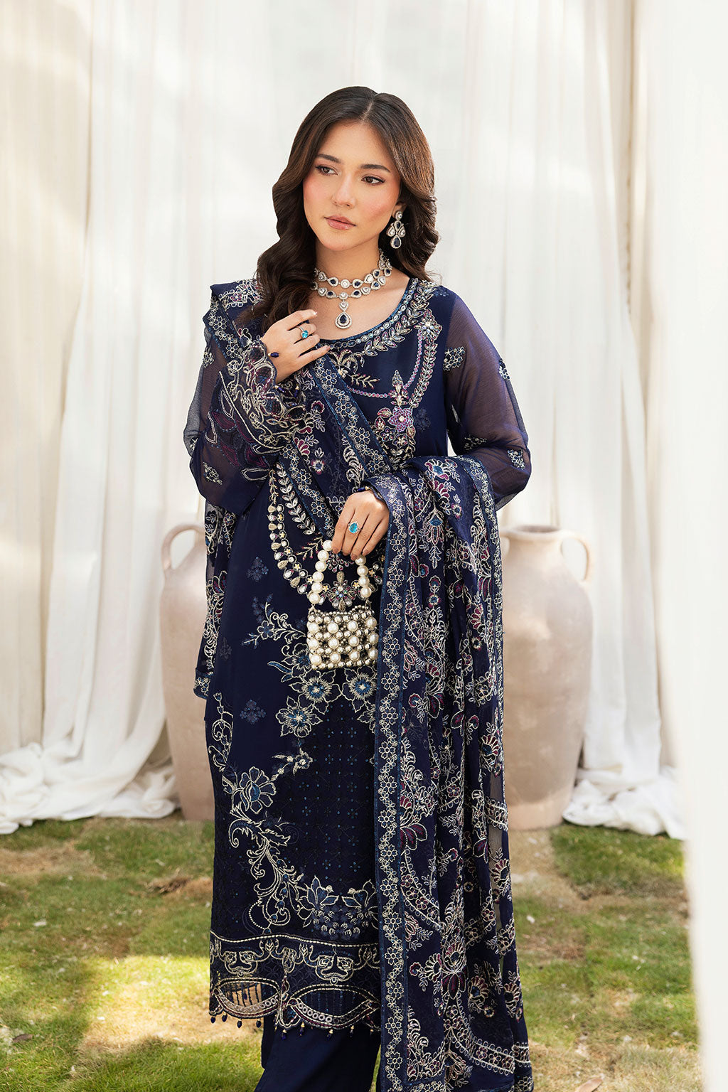 Ramsha | Dastaan Formals | T-501 - Formal Dress - available at Maria Faisal in UK and USA.