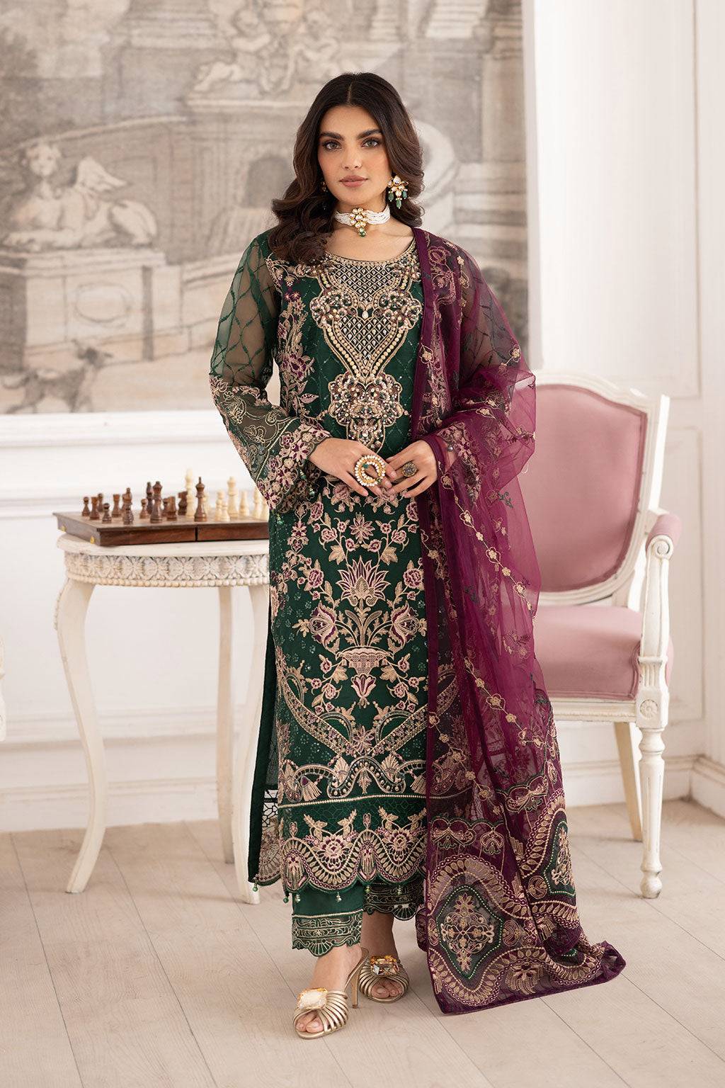 Ramsha | Dastoor Collection | P-208 by Maria Faisal - Registered Vendor of : Ramsha - type : Ladies Clothes - 100% original wedding dresses
