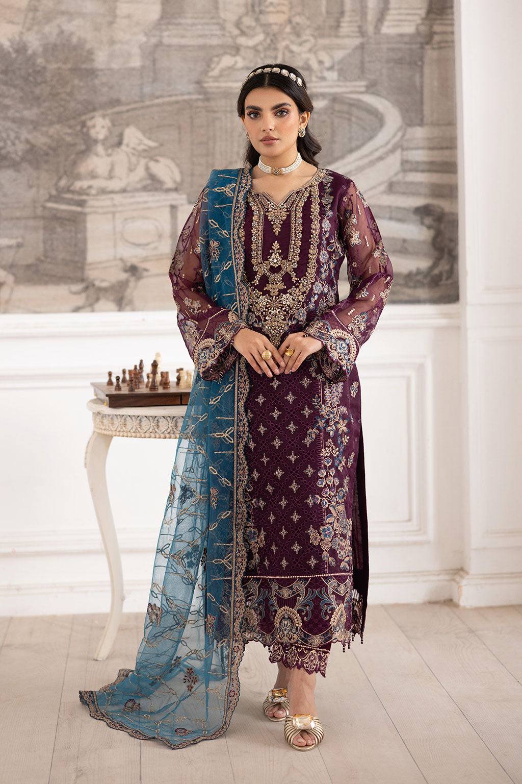 Ramsha | Dastoor Collection | P-210 by Maria Faisal - Registered Vendor of : Ramsha - type : Ladies Clothes - 100% original wedding dresses