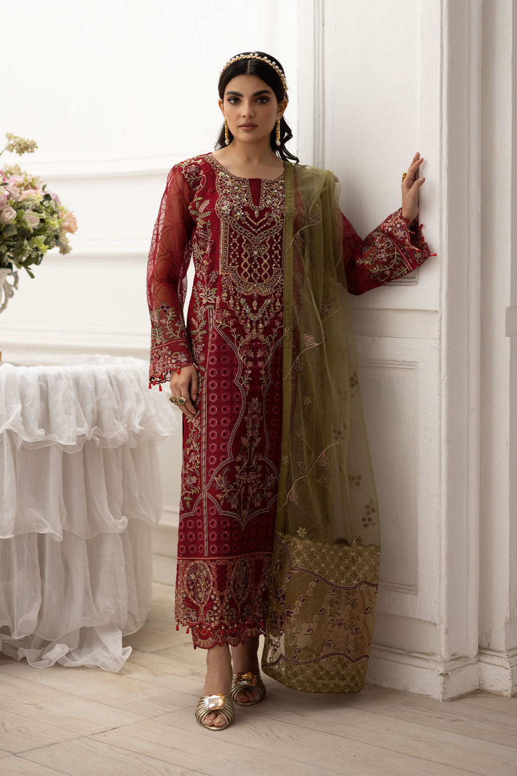 Ramsha | Dastoor Collection | P-204 by Maria Faisal - Registered Vendor of : Ramsha - type : Ladies Clothes - 100% original wedding dresses