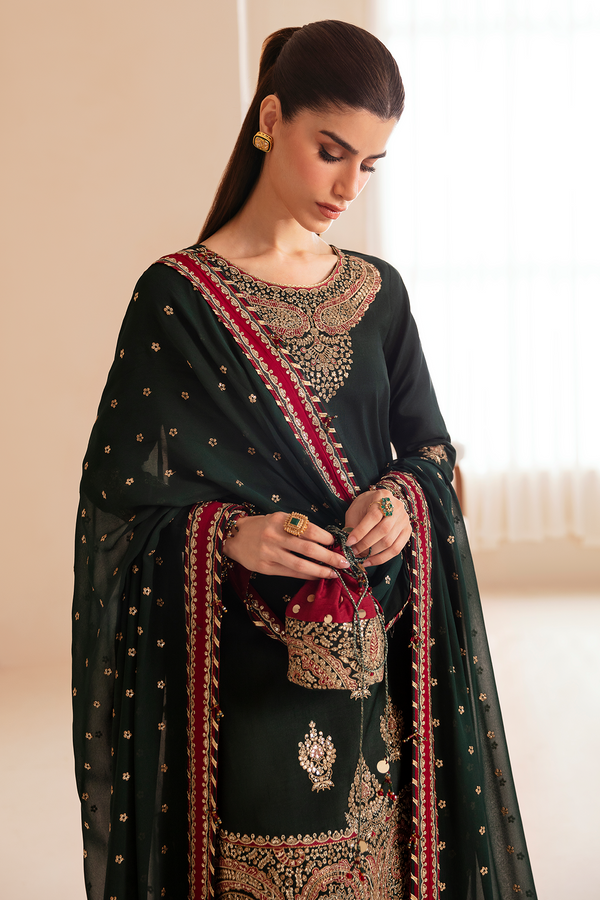 Jazmin | Formals Collection | Raw Silk UR-7036 - Ladies Clothes - Maria Faisal