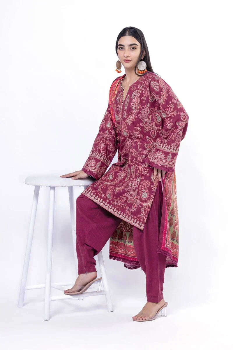 Khaadi | My Winter Mood | DK15A - Ladies Clothes - Maria Faisal