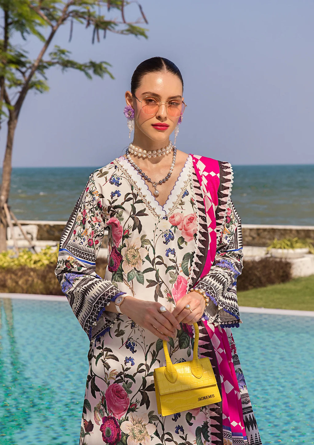 Elaf Premium | Prints Collection 2024 | EOP-06A AMARI MUSE - Ladies Clothes - Maria Faisal