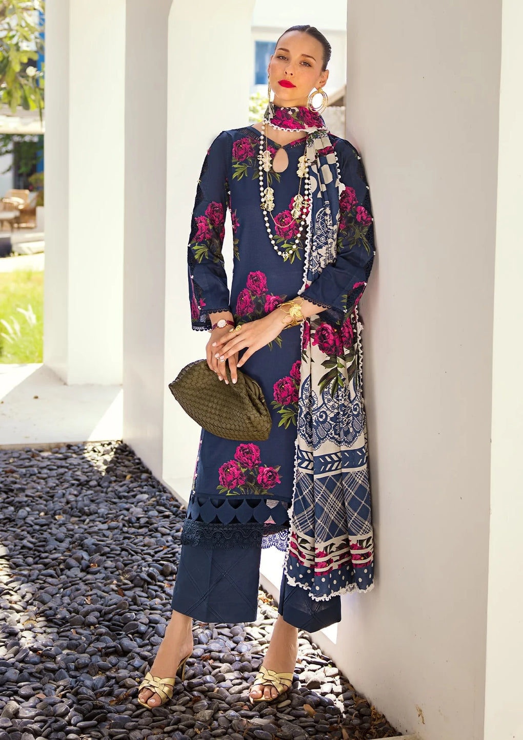 Elaf Premium | Prints Collection 2024 | EOP-03B PATTAYA POISE - Ladies Clothes - Maria Faisal
