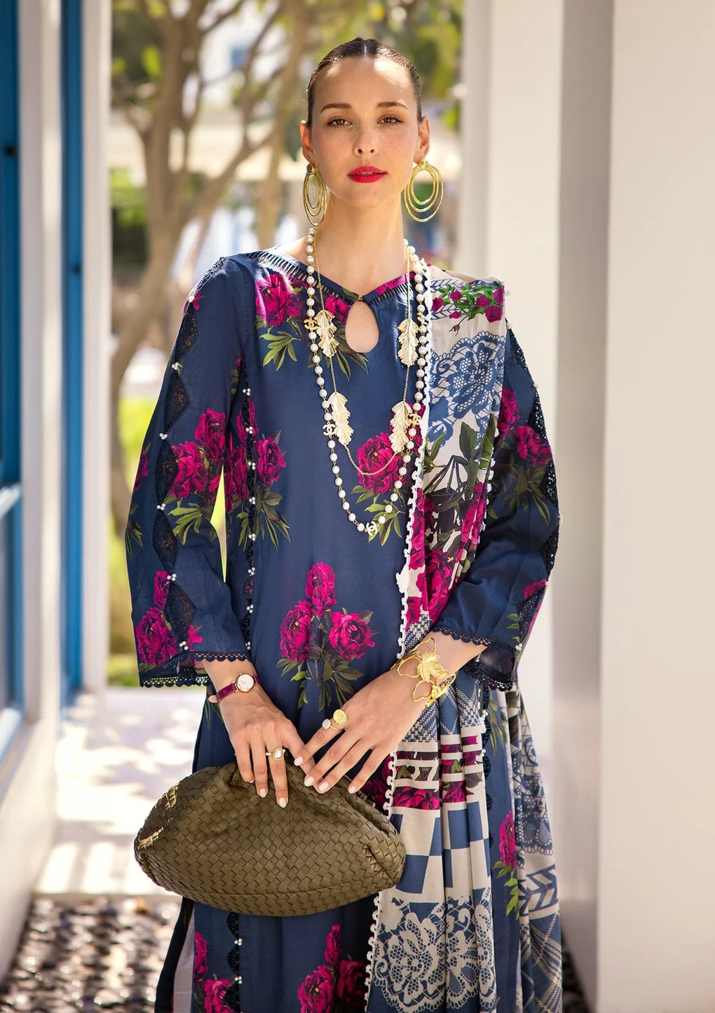 Elaf Premium | Prints Collection 2024 | EOP-03B PATTAYA POISE - Ladies Clothes - Maria Faisal