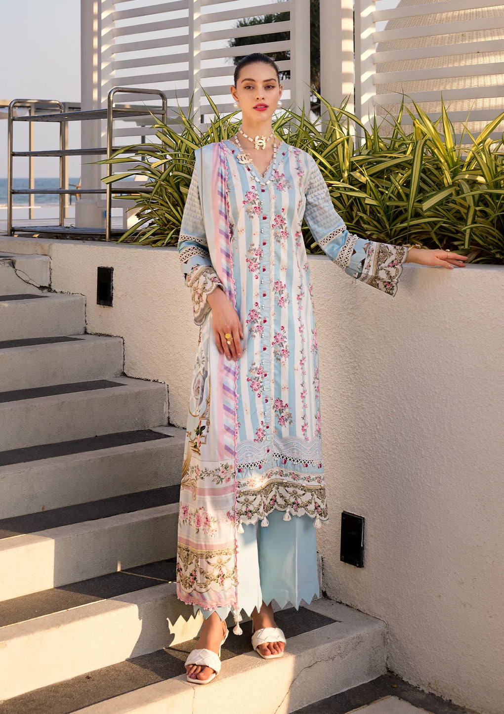 Elaf Premium | Prints Collection 2024 | EOP-04B MARLENE - Ladies Clothes - Maria Faisal