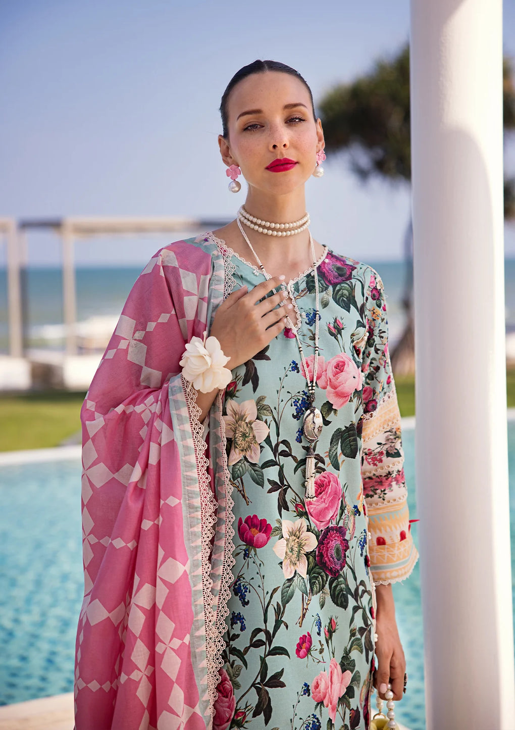 Elaf Premium | Prints Collection 2024 | EOP-06B FREYA - Ladies Clothes - Maria Faisal