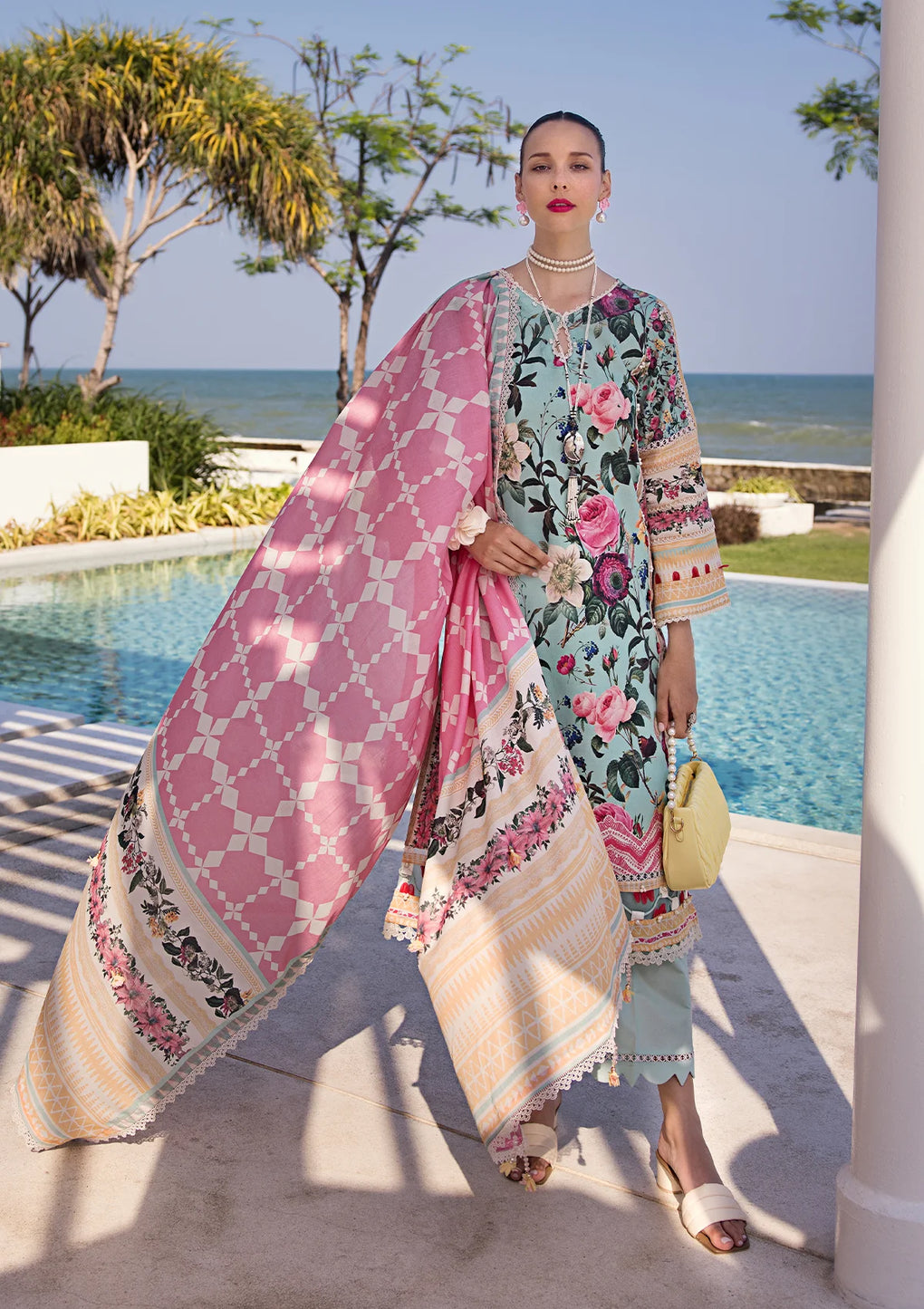 Elaf Premium | Prints Collection 2024 | EOP-06B FREYA - Ladies Clothes - Maria Faisal