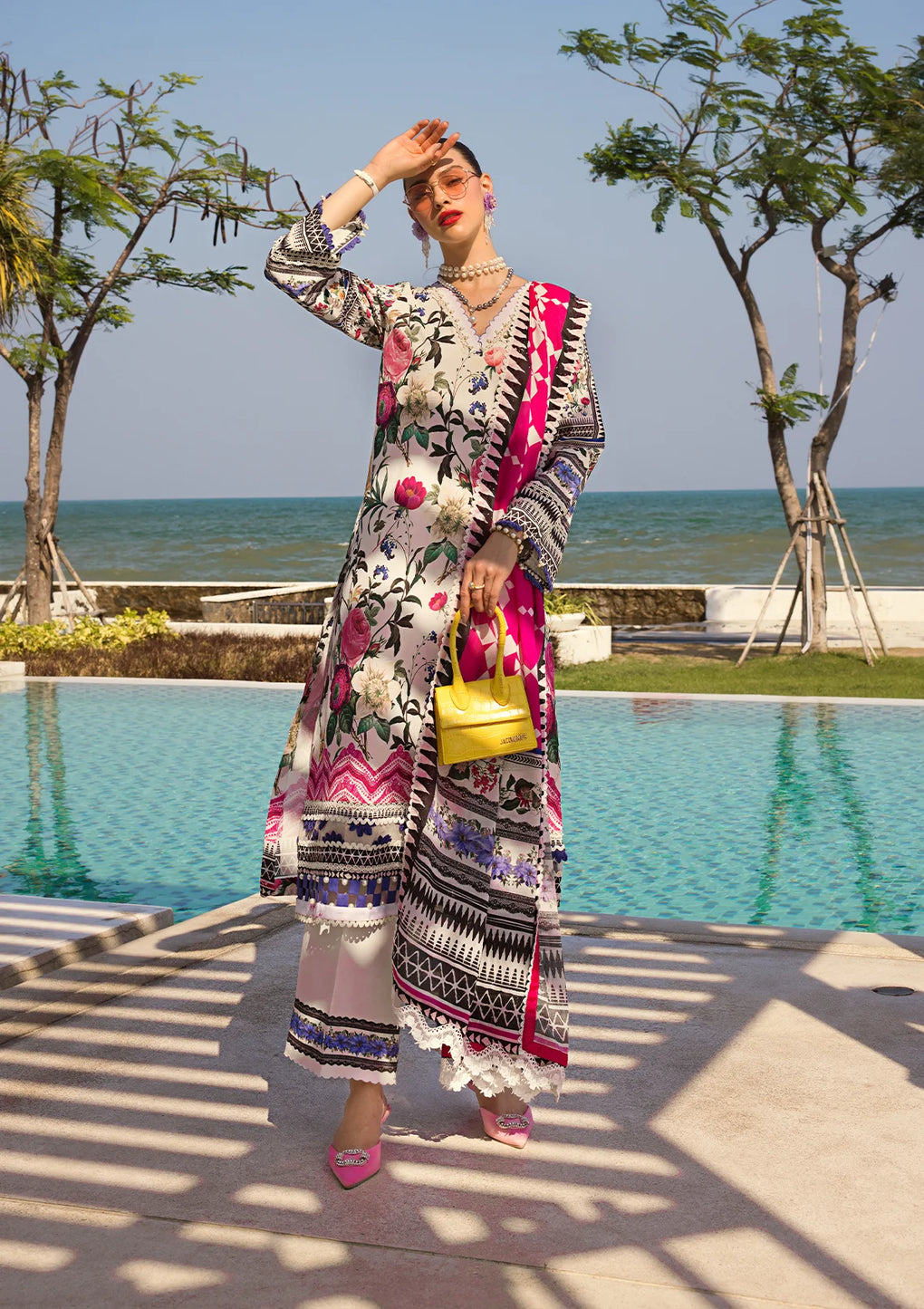 Elaf Premium | Prints Collection 2024 | EOP-06A AMARI MUSE - Ladies Clothes - Maria Faisal