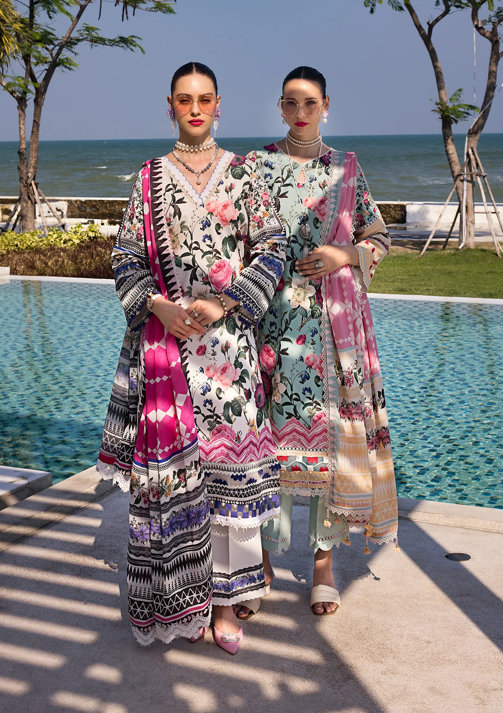 Elaf Premium | Prints Collection 2024 | EOP-06A AMARI MUSE - Ladies Clothes - Maria Faisal
