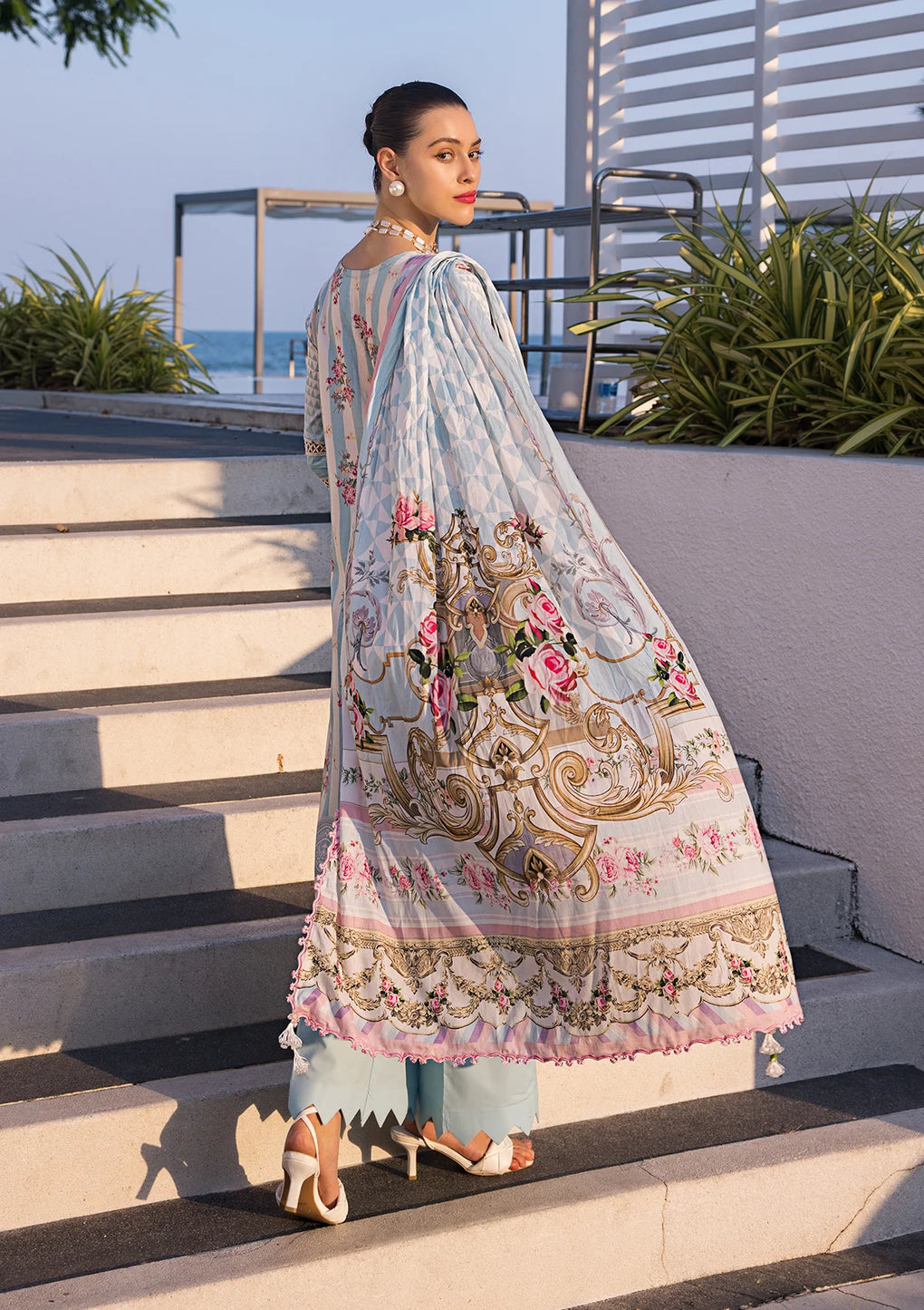 Elaf Premium | Prints Collection 2024 | EOP-04B MARLENE - Ladies Clothes - Maria Faisal