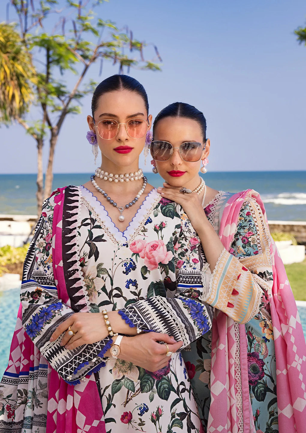 Elaf Premium | Prints Collection 2024 | EOP-06A AMARI MUSE - Ladies Clothes - Maria Faisal