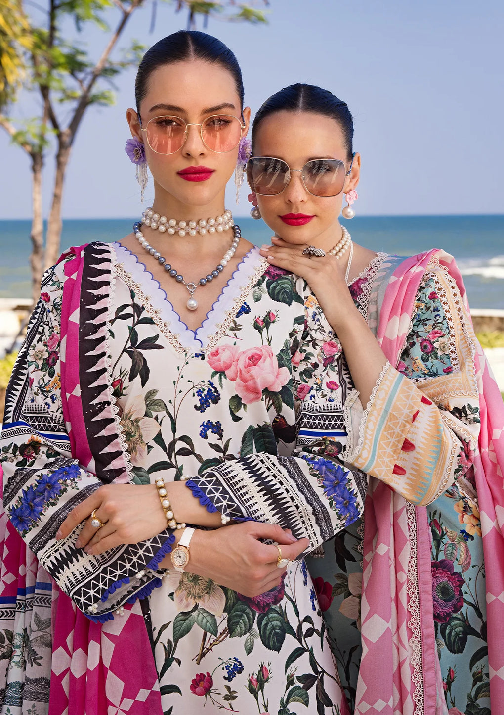 Elaf Premium | Prints Collection 2024 | EOP-06B FREYA - Ladies Clothes - Maria Faisal