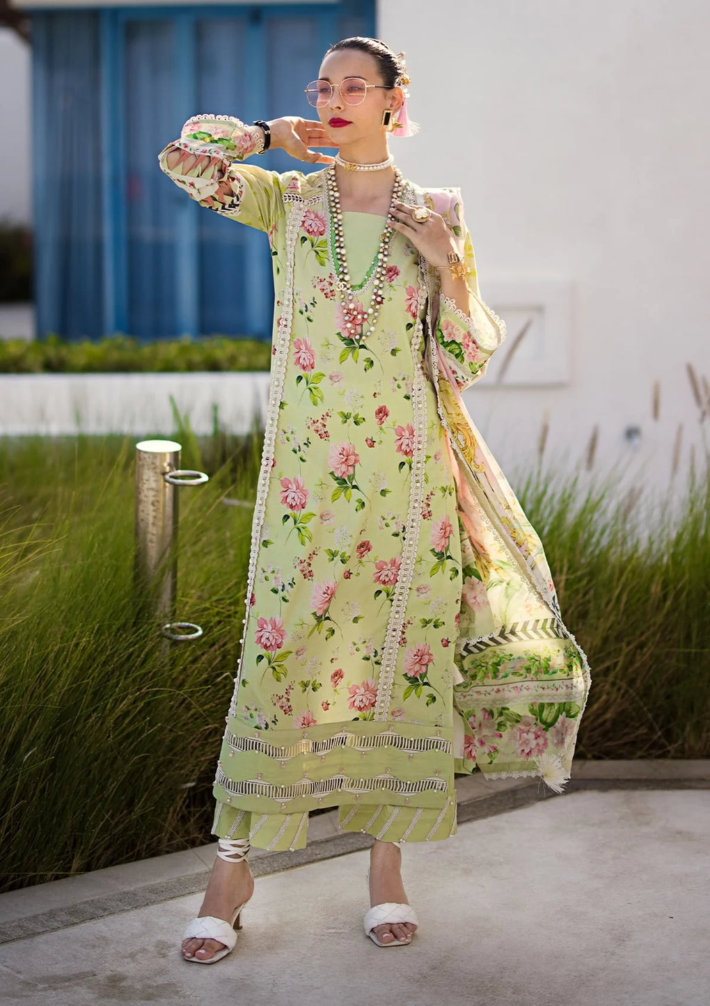 Elaf Premium | Prints Collection 2024 | EOP-02A CHELSEA - Ladies Clothes - Maria Faisal